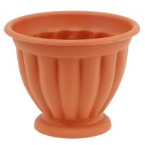 Pot with base plastic terracotta Ø 15cm - 21cm, 1 pc
