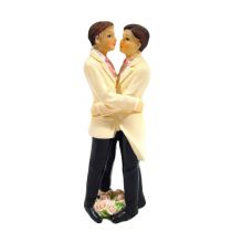 Pie figure men couple 12,5cm
