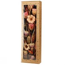 Product Dried flower mix: Pink protea, artichoke, poppy, natural decoration, 38cm, 580g