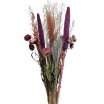 Product Dried flowers Bouquet of pink meadow flowers and cereals 70-75cm