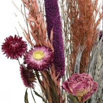 Product Dried flowers Bouquet of pink meadow flowers and cereals 70-75cm
