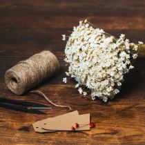 Product Dried flower bouquet, delicate blossoms for natural home decoration, 44cm