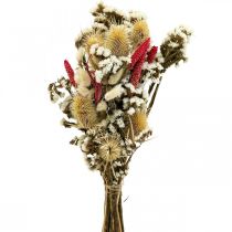 Bouquet of dried flowers Straw flowers Bouquet of thistle 40–45cm