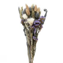 Product Dried flower bouquet straw flowers beach lilac purple 30cm