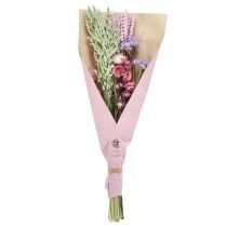 Product Dried flower bouquet, pink sea lavender, 58cm, decorative
