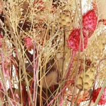 Product Dried Bouquet Cornflower Strawberry Thistle Red Bleached 150g
