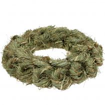 Product Natural door wreath Ø30cm Hay wreath Decorative wreath for country house decor & wedding decor