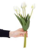 Product Decorative artificial tulip flowers for stylish interior design, 40cm, 5 pieces