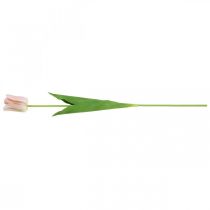 Product Tulip artificial pink stem flower H67cm