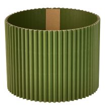 Product Planter paper dark green flowerpot Ø19cm H14cm 3 pcs
