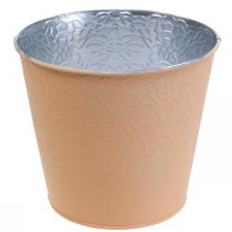 Product Planter metal flower planter pastel orange Ø16cm H14cm