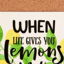 Product Coasters Lemon Placemats Summer Assorted 19.5×19.5cm 6pcs