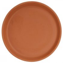 Product Ceramic coaster, saucer terracotta clay Ø14.5cm