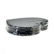 Product Valentine's Day slate heart decoration heart black W16cm 4 pieces