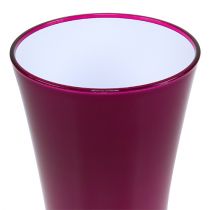 Vase &quot;Fizzy&quot; Ø13cm H20cm heather, 1pc