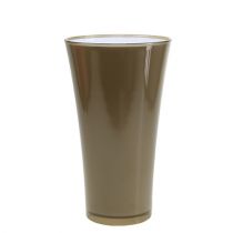 Product Vase &quot;Fizzy&quot; platinum gray Ø20cm H35cm, 1pc