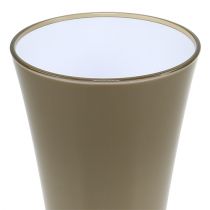 Product Vase &quot;Fizzy&quot; platinum gray Ø20cm H35cm, 1pc