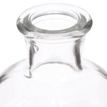 Product Vase Glass Bottle Vase Glass Bottle Clear Ø5.5cm H10cm 6 pcs