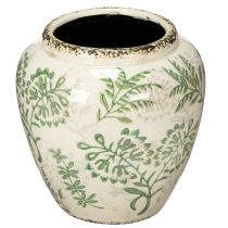 Product Vase with delicate plant pattern for home decoration 19cm