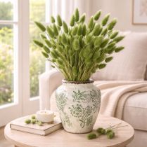 Product Vase with delicate plant pattern for home decoration 19cm