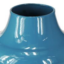 Product Vase, home accessory with a wave-shaped surface for a modern ambience, 23cm