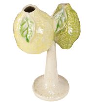 Product Ceramic decoration lemon tree - Mediterranean table decoration with fruit design 13x8x22cm