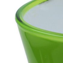 Product Plastic vase “Fizzy” apple green, 1 piece