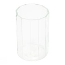 Product Candle holder glass lantern clear Ø9.5cm H15cm 6pcs