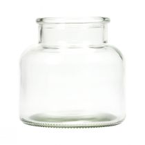 Mini vases glass decorative retro glass vases Ø12cm H12cm 6pcs