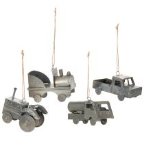 Product Vintage Decorative Metal Cars for Hanging, Assorted Sizes, 9-10cm, 4 Pieces