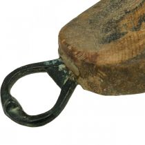 Vintage decoration, shoe with bottle opener, shoe last decoration L15–23cm