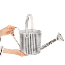 Product Vintage planter Ø17cm, decorative watering can, metal planter shabby chic