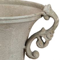 Product Vintage trophy grey metal trophy with handle H22.5cm