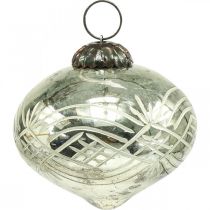 Product Vintage Christmas decorations glass H7.5/8.5/9.5cm 3pcs