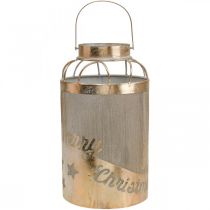 Product Vintage Lantern Candle Holder Merry Christmas Ø19cm H34cm