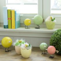 Product Decorative chick figurines as a cheerful eye-catcher for spring and Easter, 12cm, 3 pieces