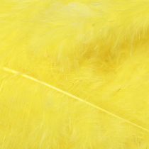 Product Bird Feathers Yellow for Crafting Decorative Feathers 5cm–10cm 20g