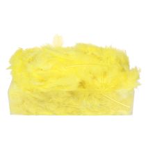 Product Bird Feathers Yellow for Crafting Decorative Feathers 5cm–10cm 20g