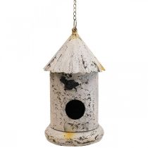 Product Decorative birdhouse, hanging decoration garden decoration metal H36cm