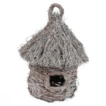 Product Decorative bird house wood metal decorative tree house Ø17cm H26cm