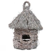 Decorative bird house wood metal decorative tree house Ø17cm H26cm
