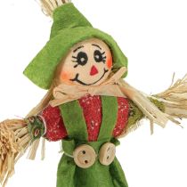 Product Scarecrow flower stakes green orange H16cm 16 pcs