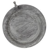 Product Decorative birdbath with delicate leaf pattern in vintage style, 74cm