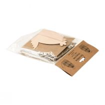 Product Honeycomb chicken table decoration Easter white orange 11×6.5×12cm 6pcs