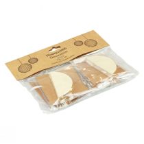 Product Honeycomb Balls Honeycomb Christmas Cream Glitter Ø7cm 4pcs