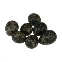 Product Quail Egg Decoration Black Empty 3cm Spring Decoration Natural Decoration 50 Pcs