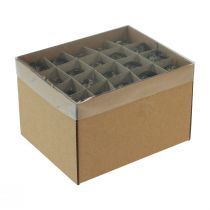 Product Quail egg decoration, black, empty, 3cm, spring decoration, natural decoration, 50 pieces