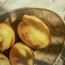 Product Wall decoration picture with lemons summer decoration to hang 40x60cm