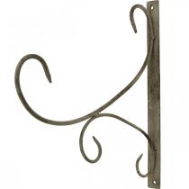Wall hook, metal plant holder, hanging basket holder H30cm D28.5cm