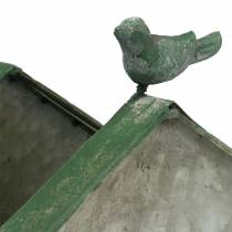 Birdhouse made of metal for planting H25,5cm